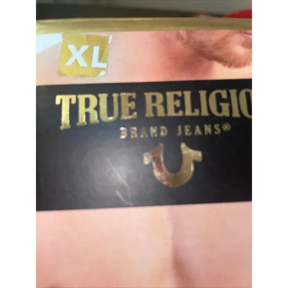 TRUE RELIGION Men's XL 4 Pack Cotton Boxer Briefs Multi Colors